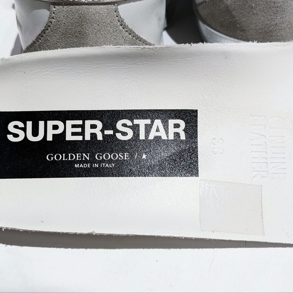 💯Golden Goose ⭐ Leather Black Marker Star Sneakers 38 - Picture 10 of 10